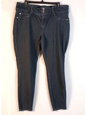 Torrid High Rise Skinny Jeans Size 18 Short Dark Wash Stretch Plus Size